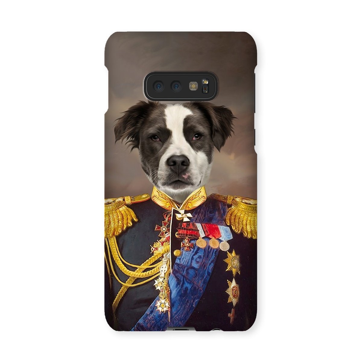 Pet Portraits | The Seasoned Sergeant: Custom Pet Phone Case | Paw & Glory