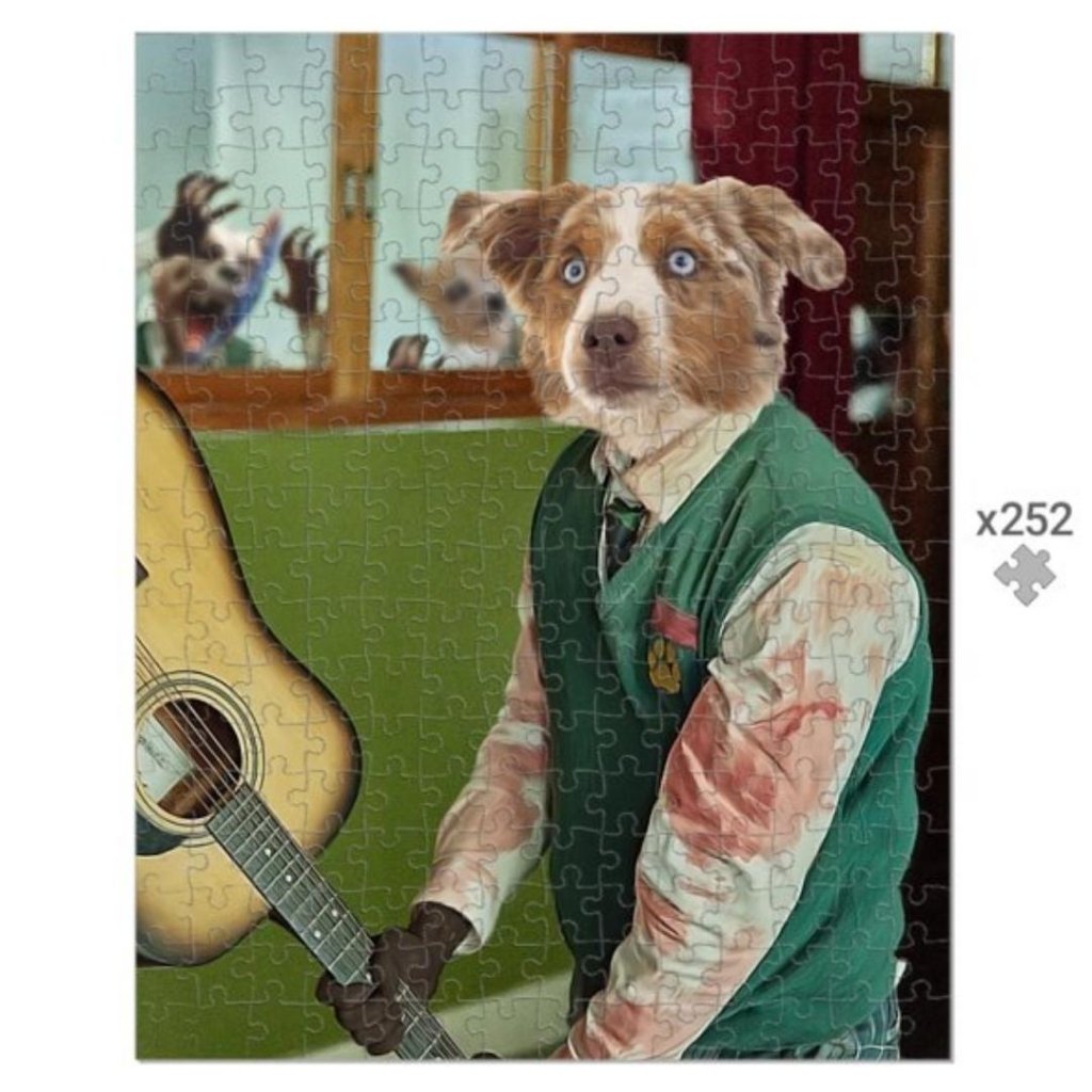 Pet Portraits | The Selfless Friend (All Of Us Are Dead Inspired): Custom Pet Puzzle | Paw & Glory