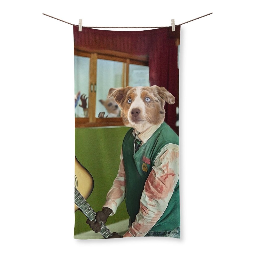 Pet Portraits | The Selfless Friend (All Of Us Are Dead Inspired): Custom Pet Towel | Paw & Glory