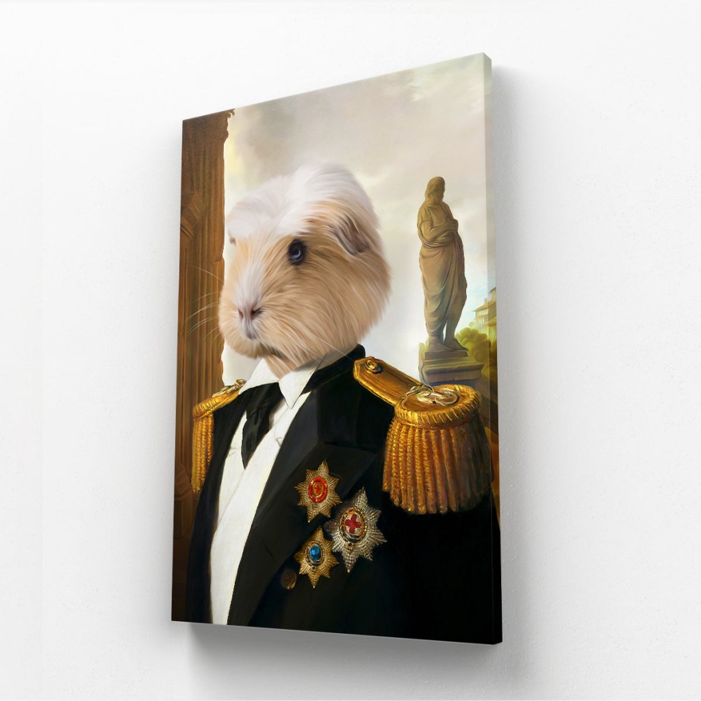 Pet Portraits | The Sergeant: Animal Art Canvas | Paw & Glory