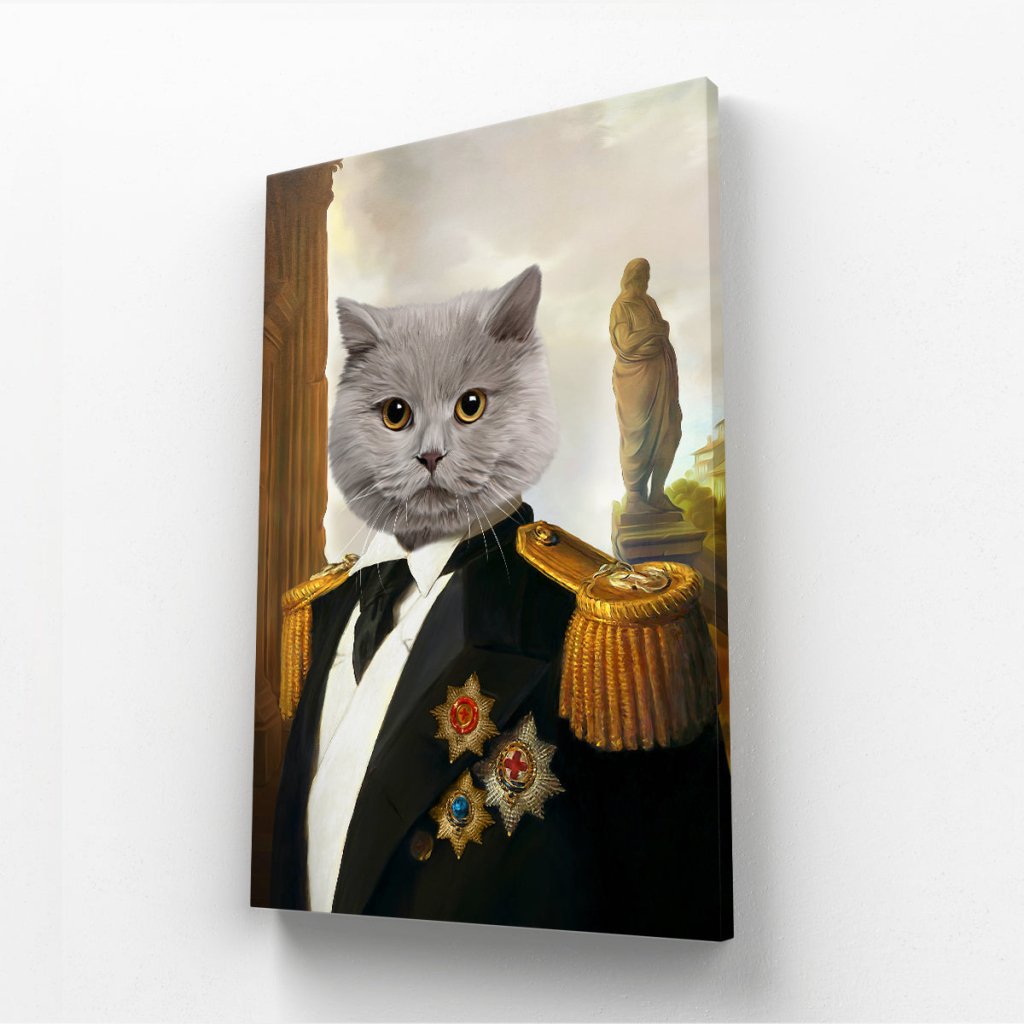 Pet Portraits | The Sergeant: Animal Art Canvas | Paw & Glory
