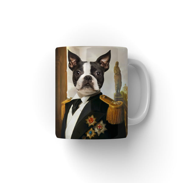 The Sergeant: Custom Pet Coffee Mug | royal pet portrait | Paw & Glory