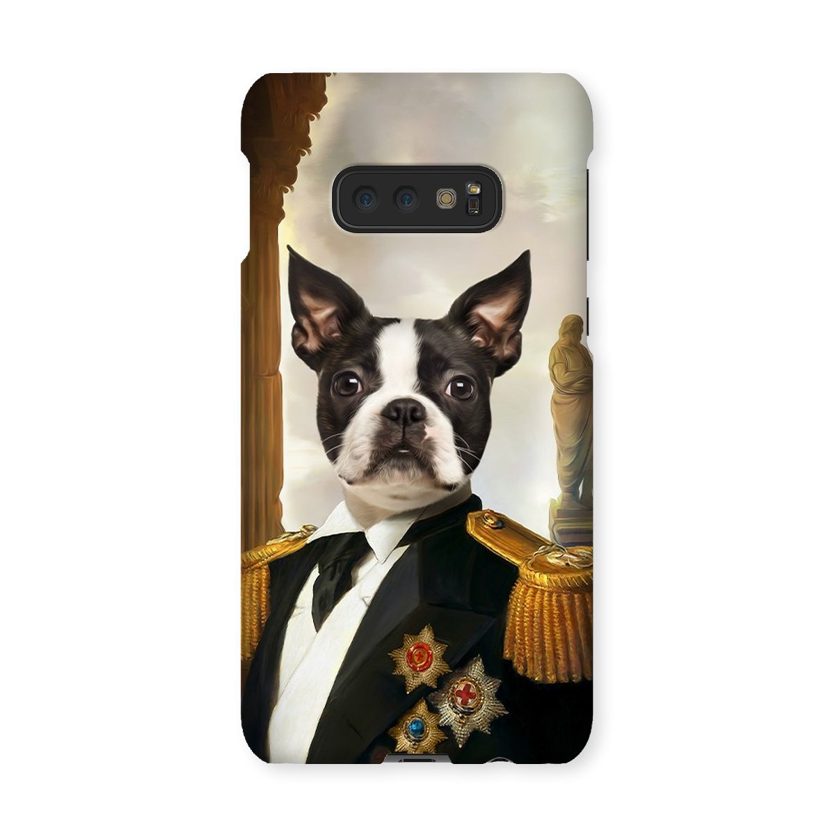 Pet Portraits | The Sergeant: Custom Pet Phone Case | Paw & Glory