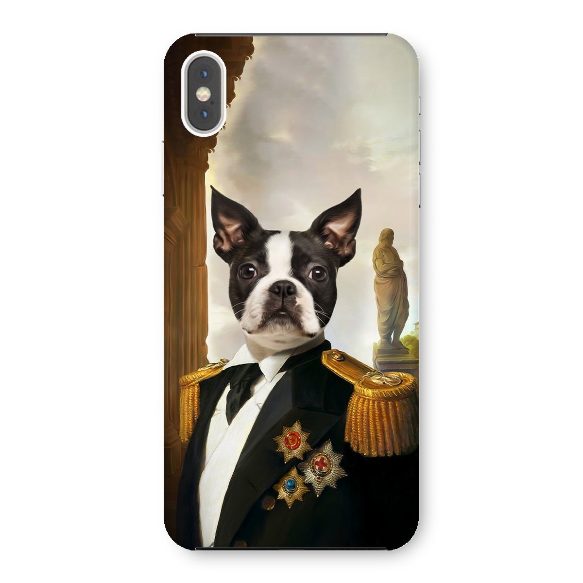 Pet Portraits | The Sergeant: Custom Pet Phone Case | Paw & Glory