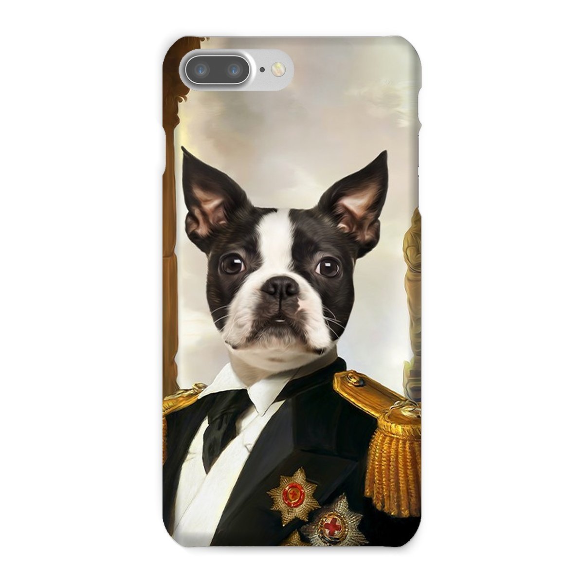 Pet Portraits | The Sergeant: Custom Pet Phone Case | Paw & Glory
