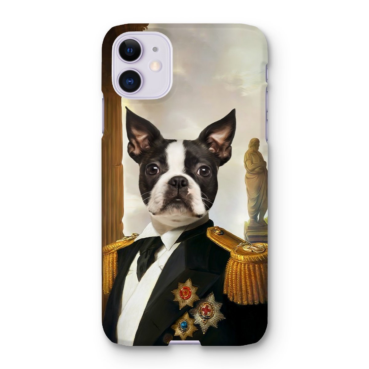 Pet Portraits | The Sergeant: Custom Pet Phone Case | Paw & Glory