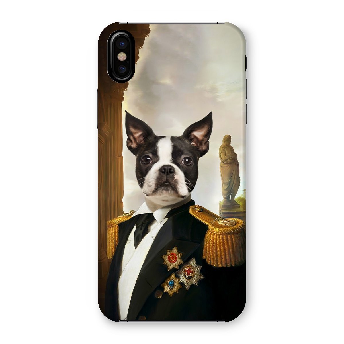 Pet Portraits | The Sergeant: Custom Pet Phone Case | Paw & Glory