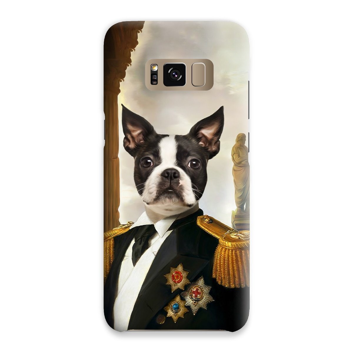 The Sergeant: Custom Pet Phone Case - Paw & Glory - Dog Portraits - Pet Portraits
