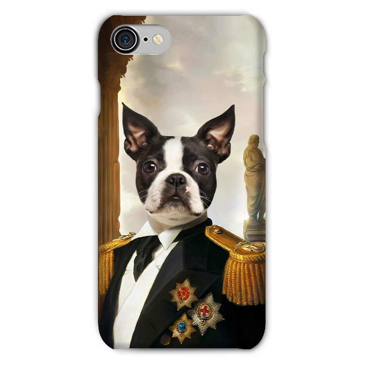 Pet Portraits | The Sergeant: Custom Pet Phone Case | Paw & Glory