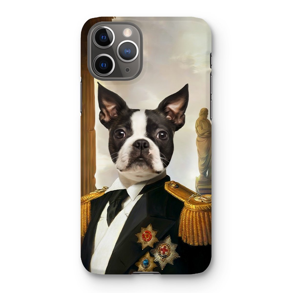 Pet Portraits | The Sergeant: Custom Pet Phone Case | Paw & Glory