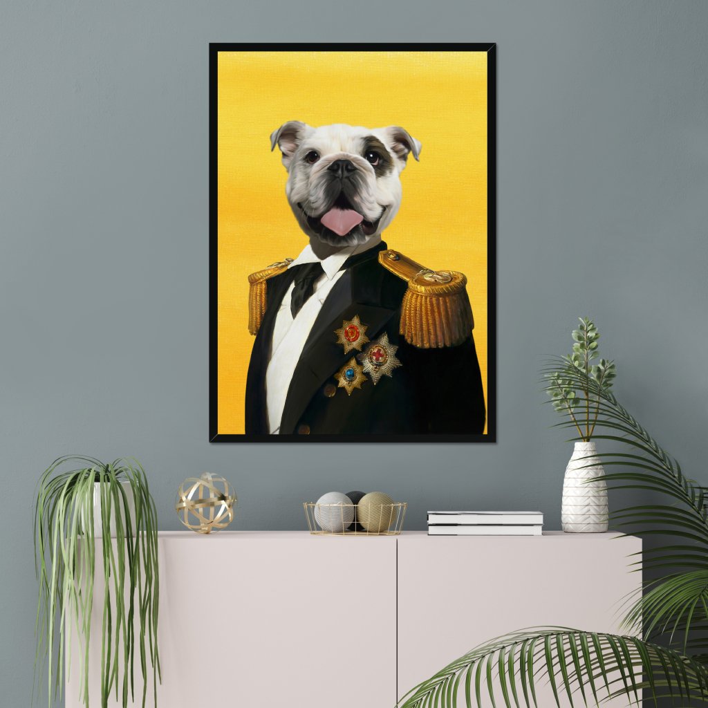 Pet Portraits | The Sergeant: Custom Pet Portrait | Paw & Glory