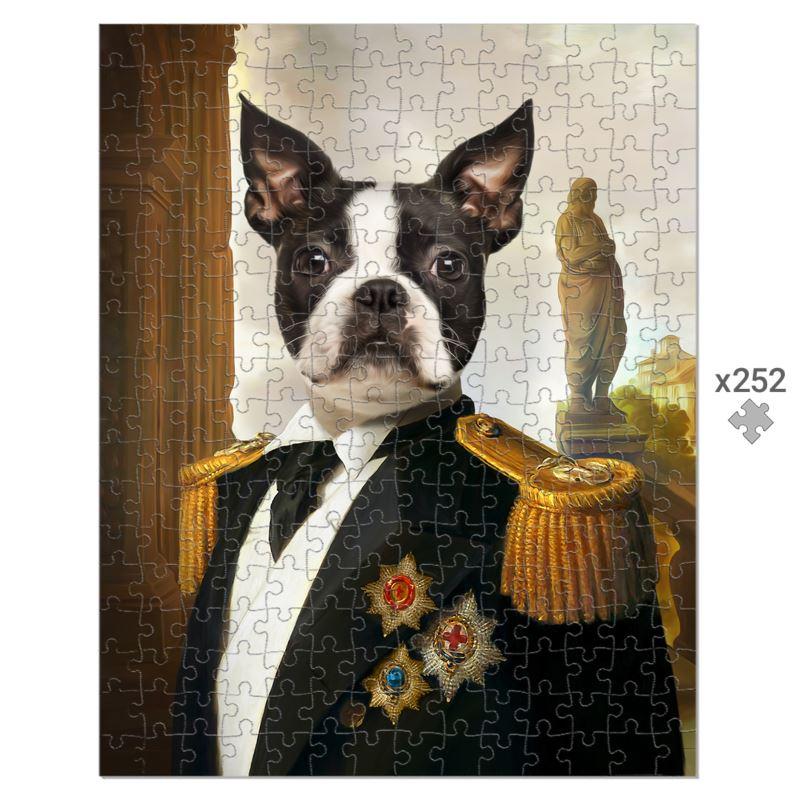 Pet Portraits | The Sergeant: Custom Pet Puzzle | Paw & Glory