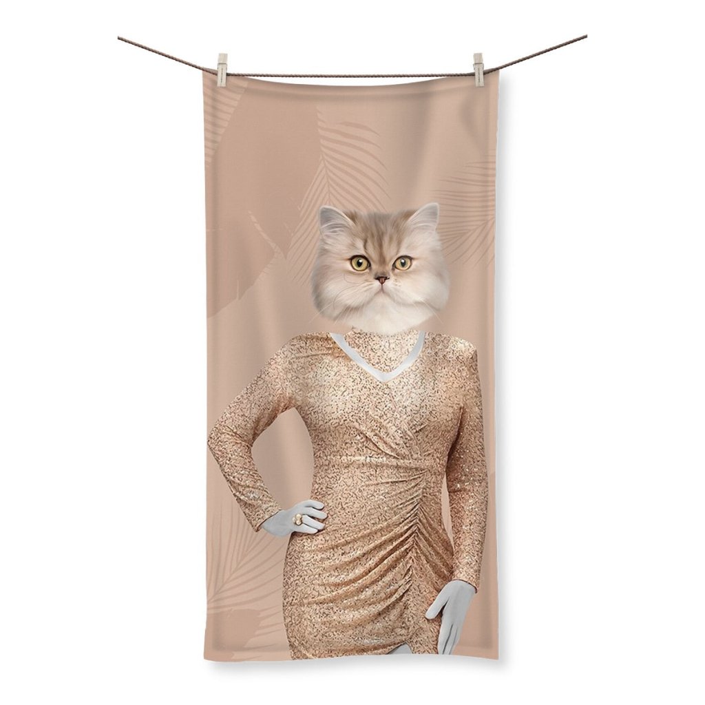 The Shannon (Real Housewives of Orange County): Custom Pet Towel - Paw & Glory - Dog Portraits - Pet Portraits