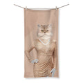 Coastal Glamour Star: Custom Pet Towel
