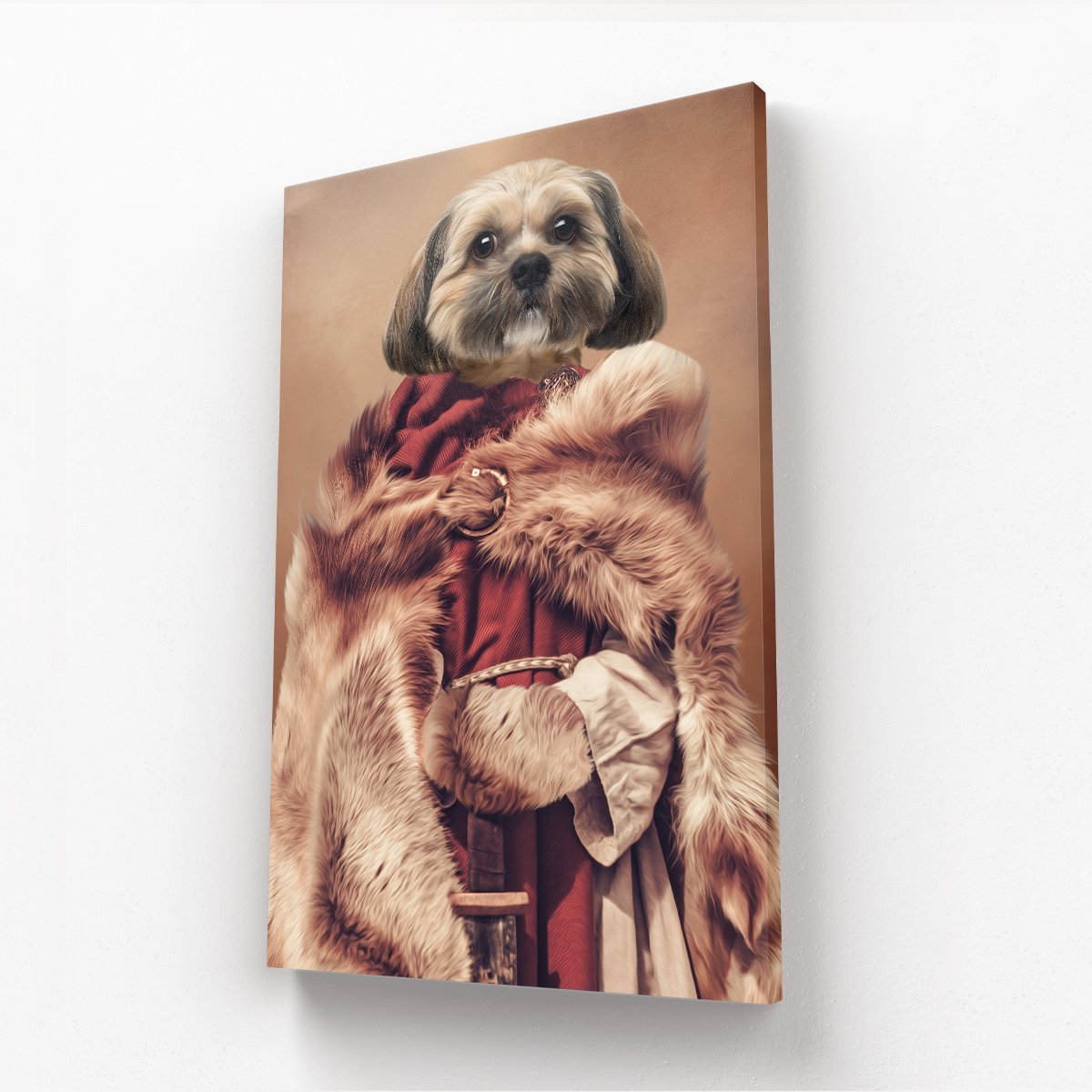 Pet Portraits | The She Viking: Custom Pet Canvas | Paw & Glory
