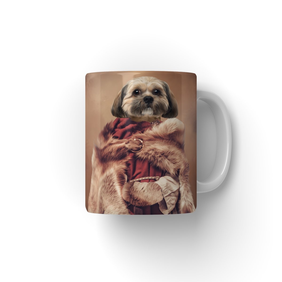 The She Viking: Custom Pet Coffee Mug - Paw & Glory - Dog Portraits - Pet Portraits