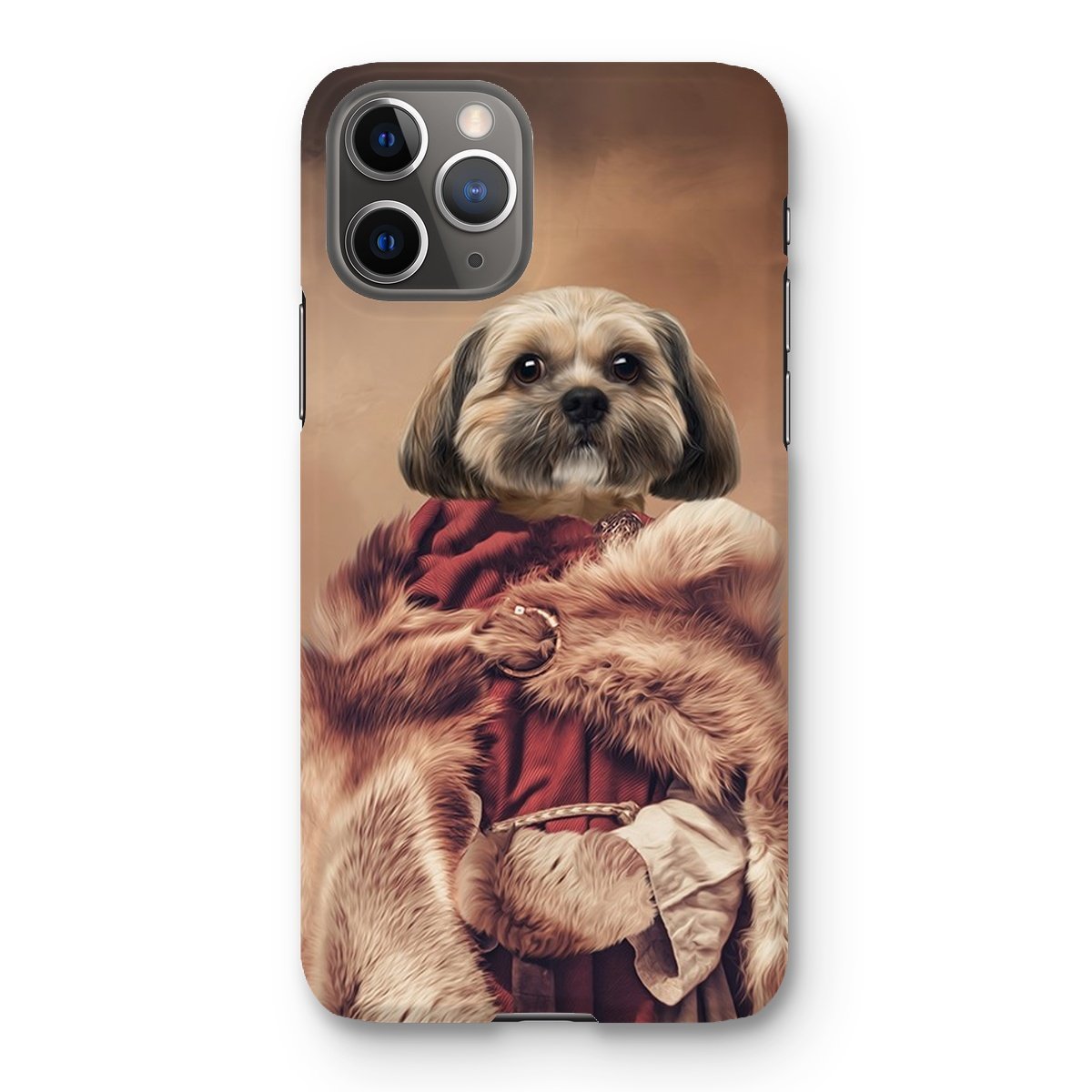 The She Viking: Custom Pet Phone Case - Paw & Glory - Dog Portraits - Pet Portraits