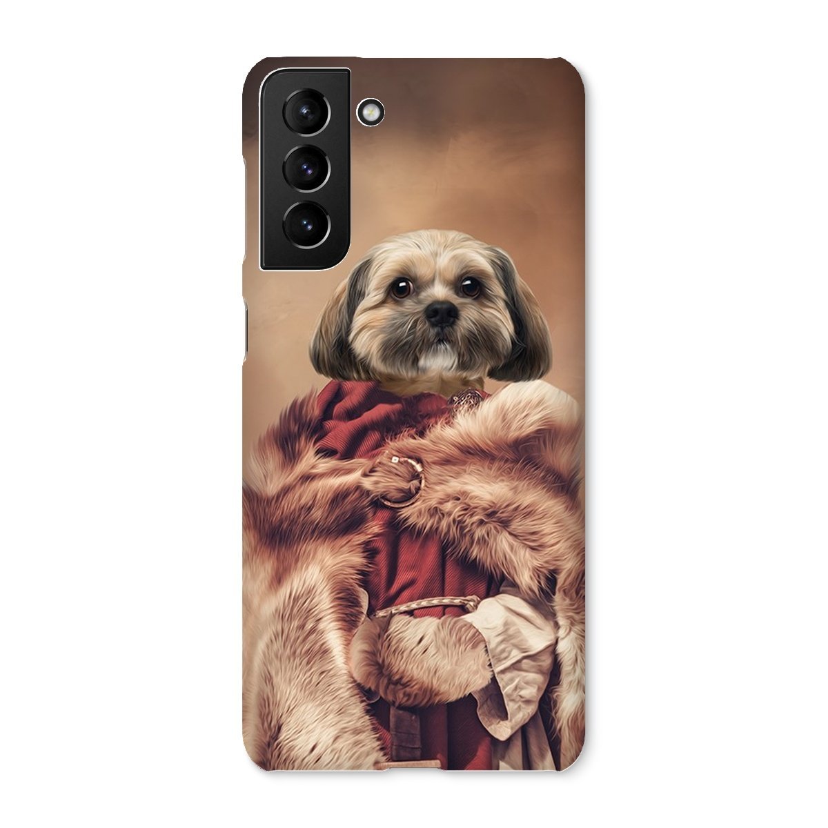 The She Viking: Custom Pet Phone Case - Paw & Glory - Dog Portraits - Pet Portraits