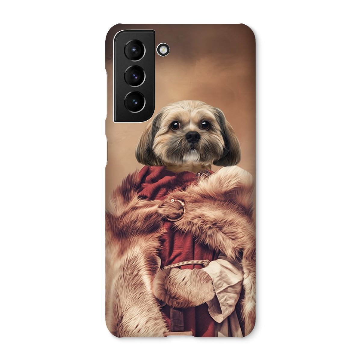 The She Viking: Custom Pet Phone Case - Paw & Glory - Dog Portraits - Pet Portraits