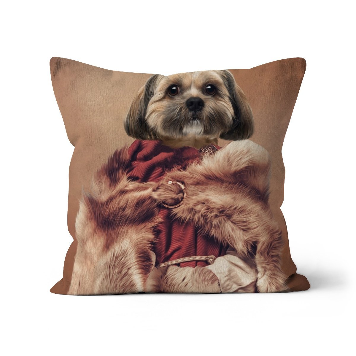 Pet Portraits | The She Viking: Custom Pet Pillow | Paw & Glory