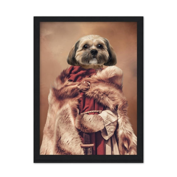 Viking Warrior Queen Custom Pet Portrait | Custom Pet Portrait | Paw & Glory