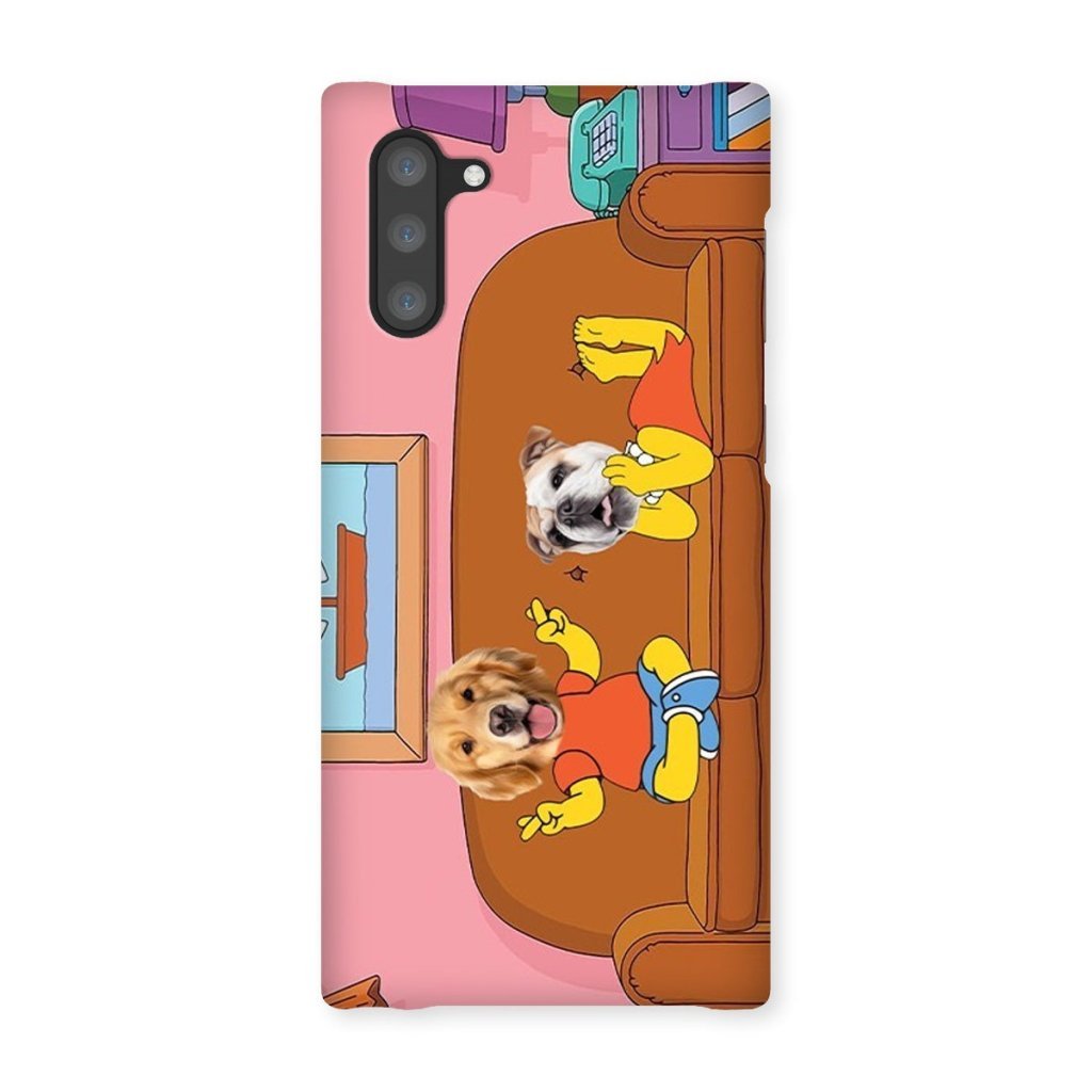 Pet Portraits | The Simpsons (Bart and Lisa): Custom Pet Phone Case | Paw & Glory