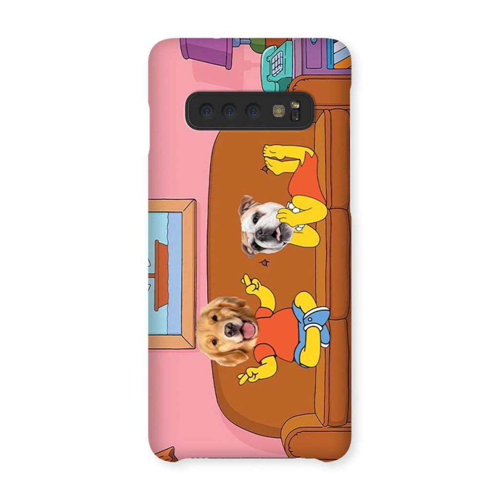 Pet Portraits | The Simpsons (Bart and Lisa): Custom Pet Phone Case | Paw & Glory