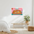 The Simpsons (Bart and Lisa): Custom Pet Poster