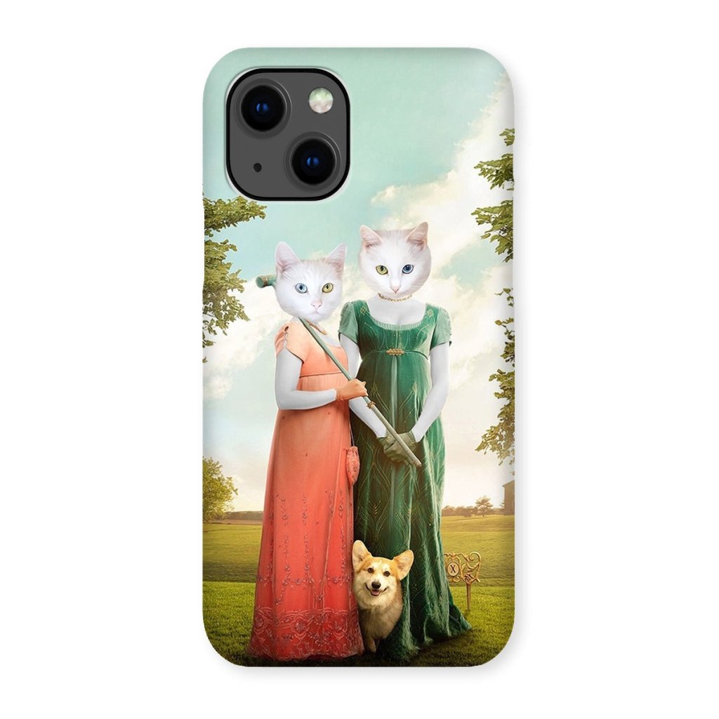 Pet Portraits | The Sisters (Bridgerton Inspired): Custom Pet Phone Case | Paw & Glory