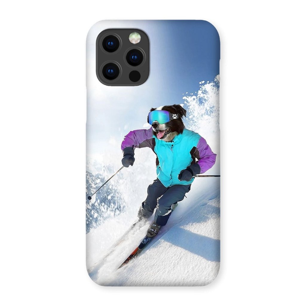 Pet Portraits | The Skiier: Custom Pet Phone Case | Paw & Glory