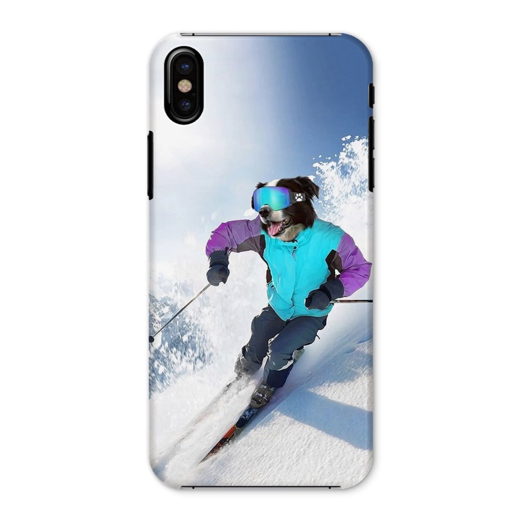 Pet Portraits | The Skiier: Custom Pet Phone Case | Paw & Glory