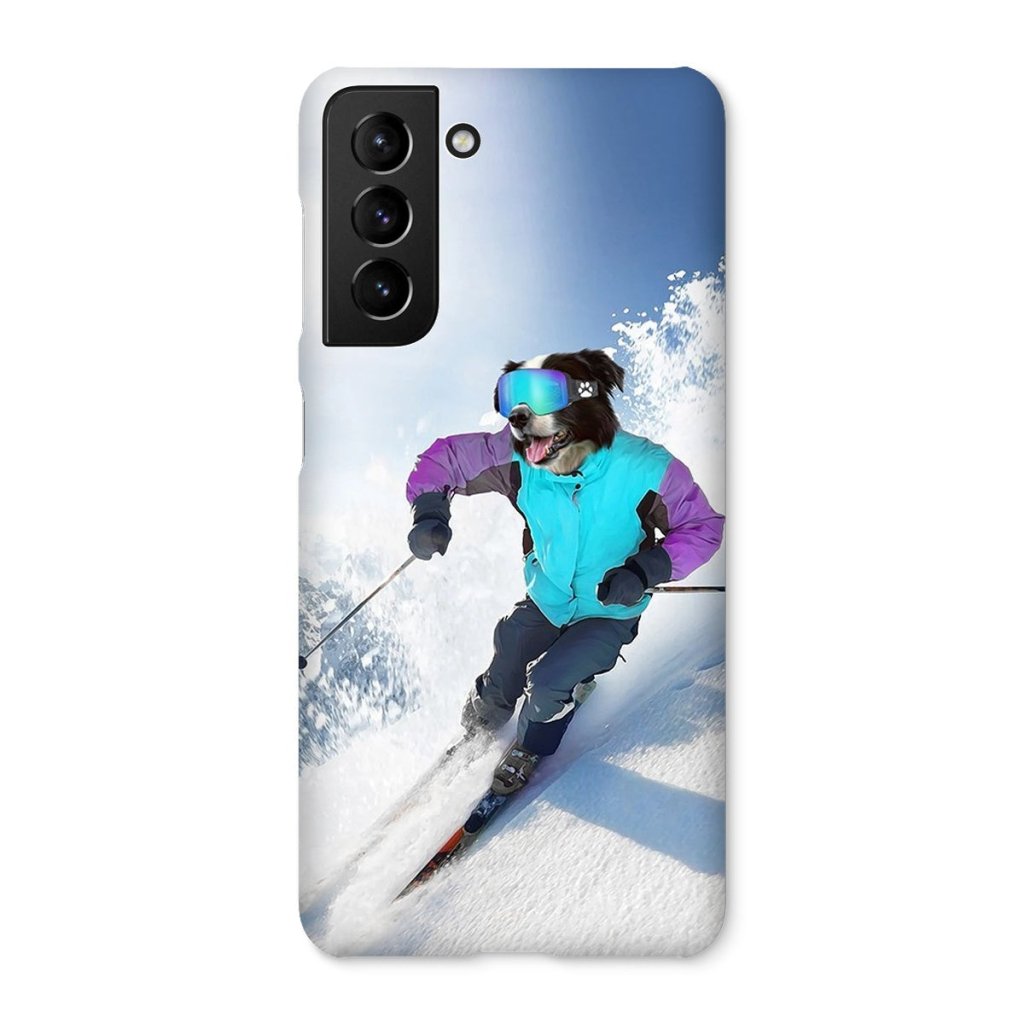 Pet Portraits | The Skiier: Custom Pet Phone Case | Paw & Glory