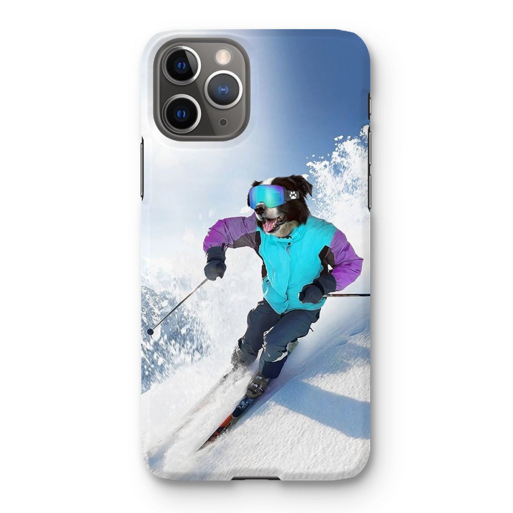 Pet Portraits | The Skiier: Custom Pet Phone Case | Paw & Glory