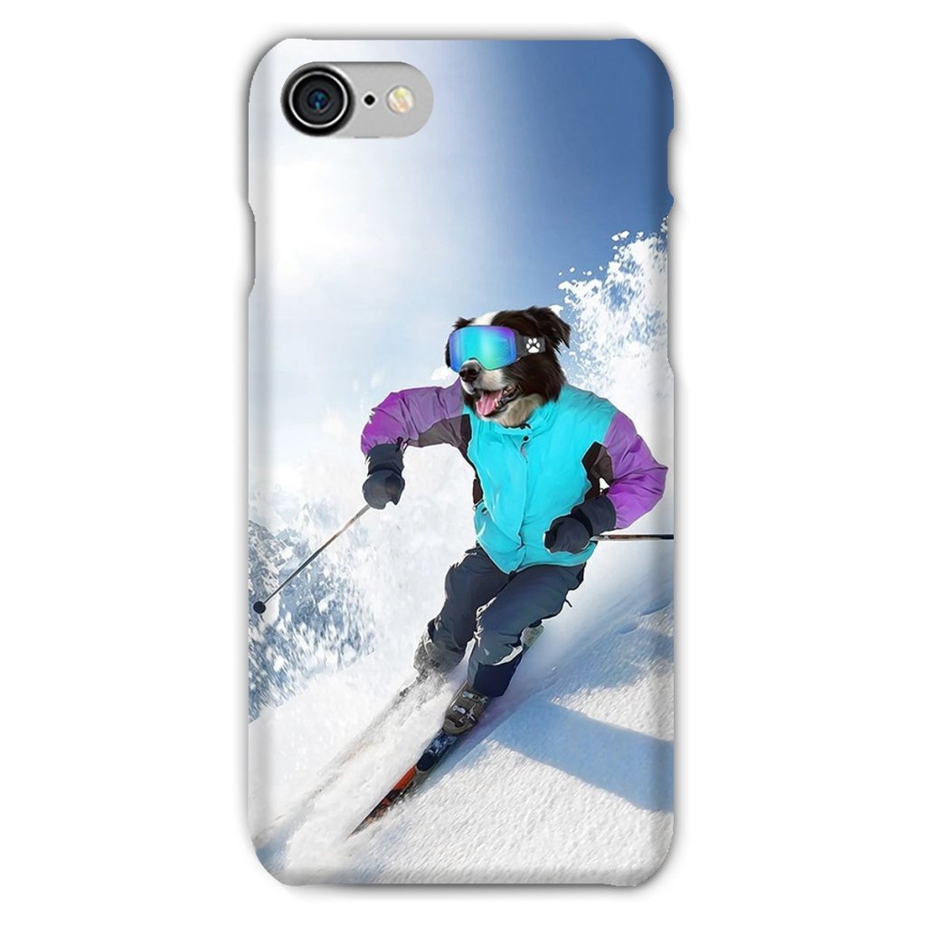 Pet Portraits | The Skiier: Custom Pet Phone Case | Paw & Glory