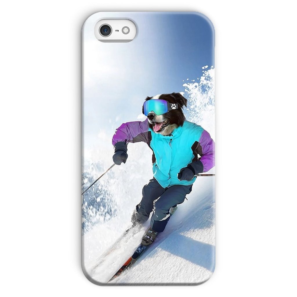 Pet Portraits | The Skiier: Custom Pet Phone Case | Paw & Glory
