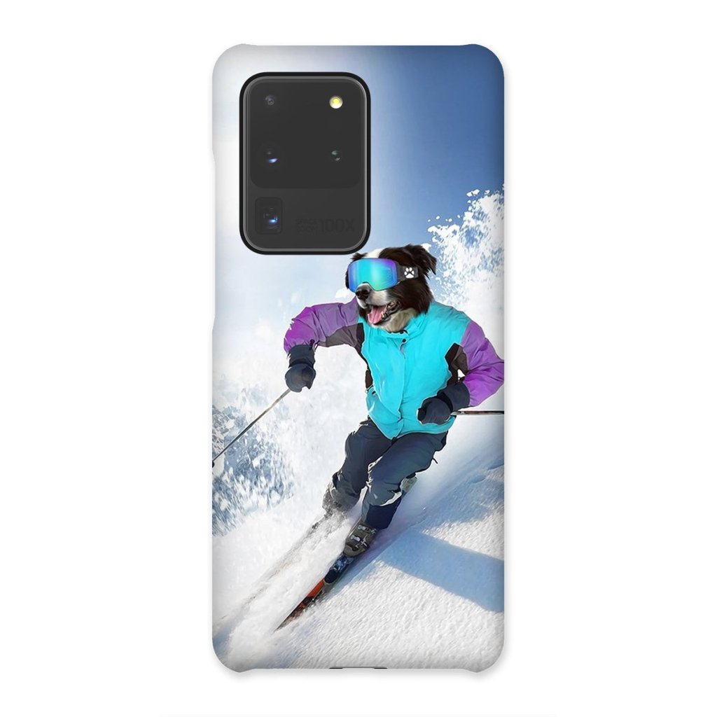 Pet Portraits | The Skiier: Custom Pet Phone Case | Paw & Glory