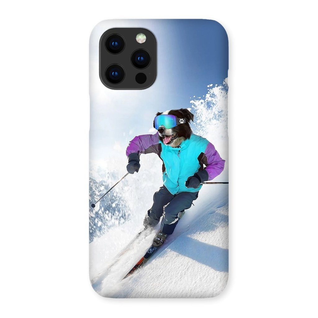 Pet Portraits | The Skiier: Custom Pet Phone Case | Paw & Glory