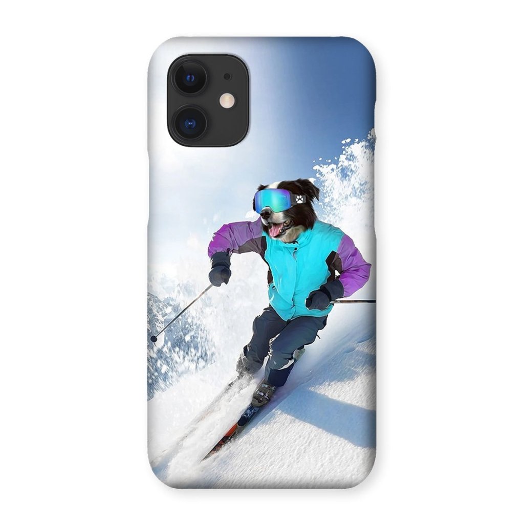 Pet Portraits | The Skiier: Custom Pet Phone Case | Paw & Glory