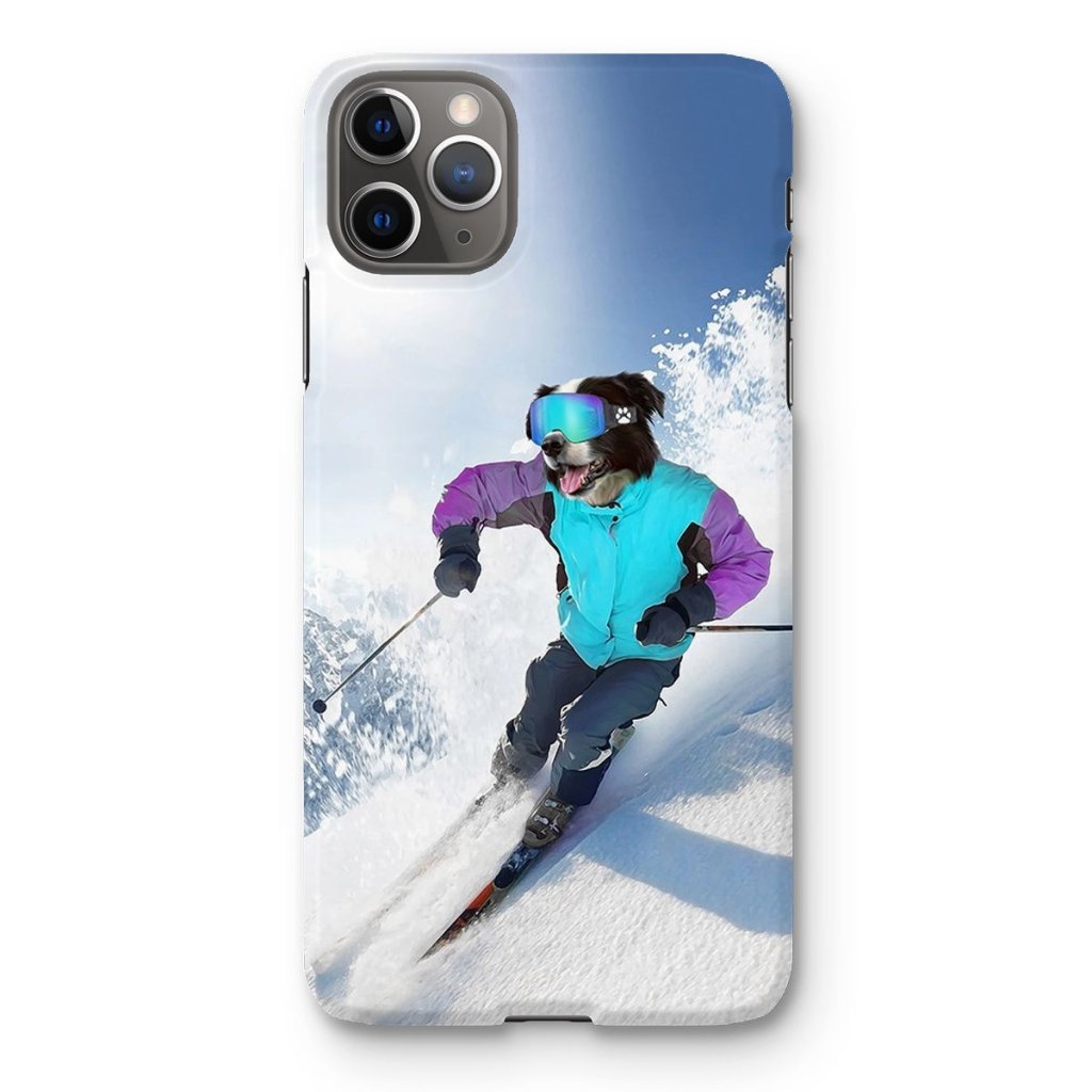 Pet Portraits | The Skiier: Custom Pet Phone Case | Paw & Glory
