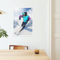 The Skiier: Custom Pet Poster