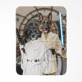 The Skywalker Siblings (Star Wars Inspired): Custom Pet Blanket