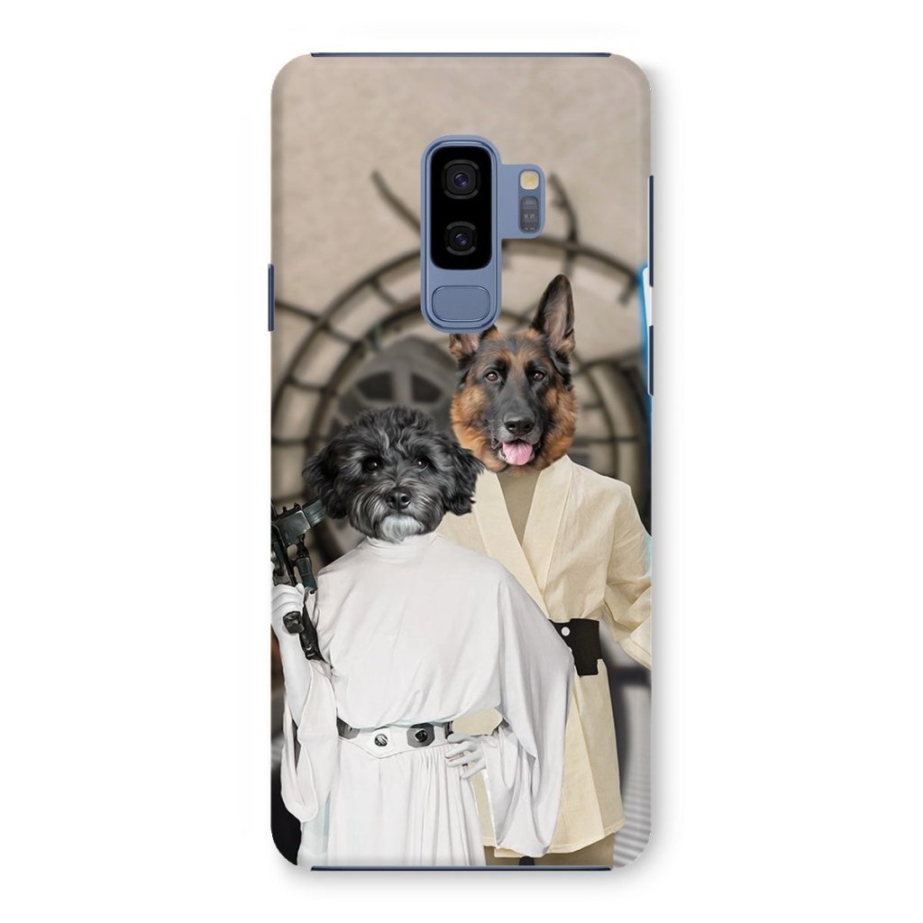Pet Portraits | The Skywalker Siblings (Star Wars Inspired): Custom Pet Phone Case | Paw & Glory