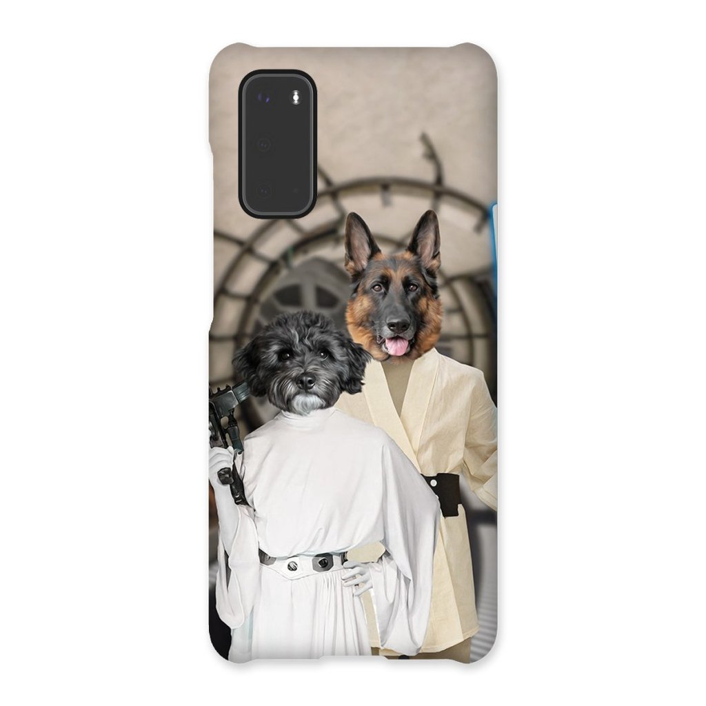 Pet Portraits | The Skywalker Siblings (Star Wars Inspired): Custom Pet Phone Case | Paw & Glory