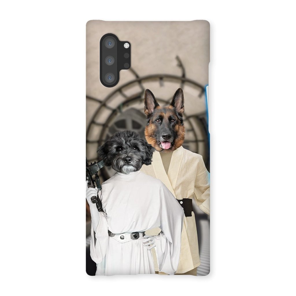 Pet Portraits | The Skywalker Siblings (Star Wars Inspired): Custom Pet Phone Case | Paw & Glory