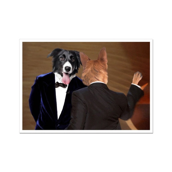 Awards Night Drama Custom Pet Poster | Pet Portrait Print | Paw & Glory