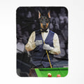The Snooker Player: Custom Pet Blanket