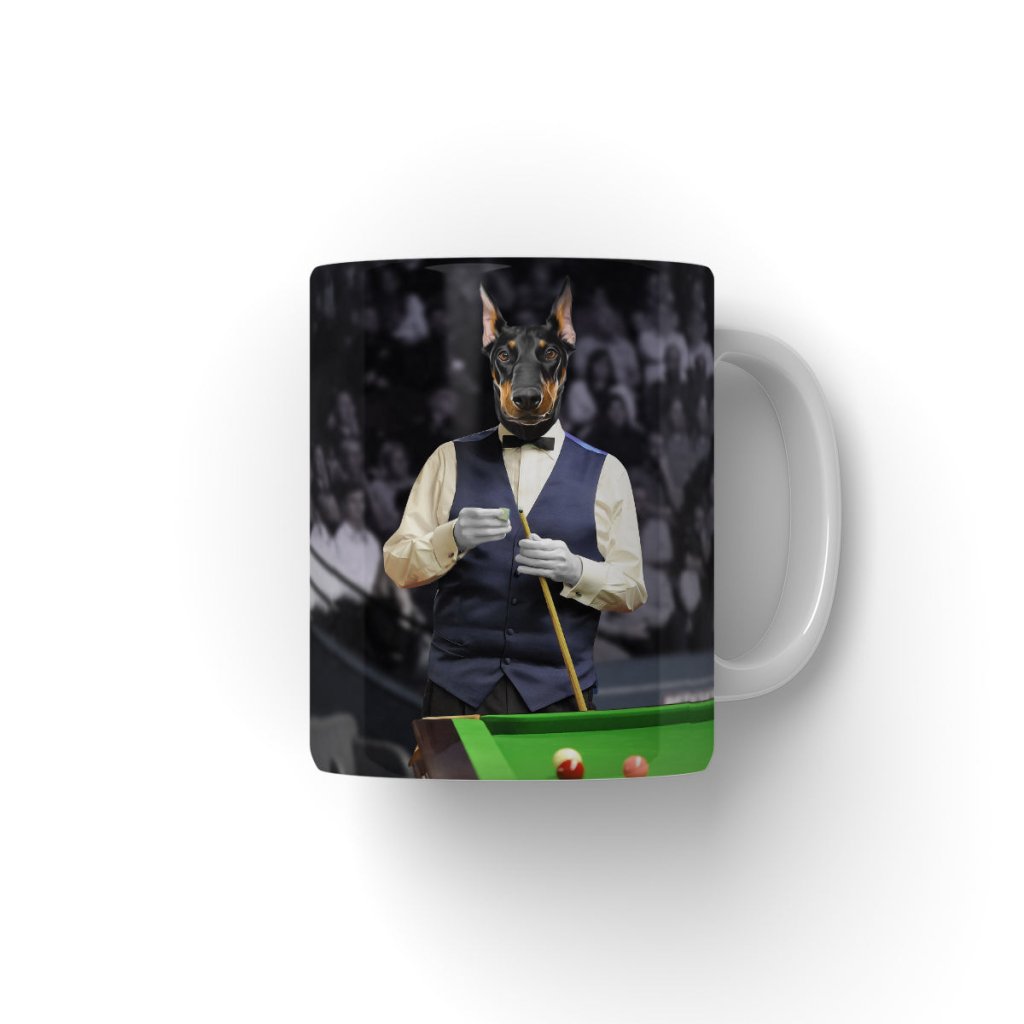 Pet Portraits | The Snooker Player: Custom Pet Coffee Mug | Paw & Glory