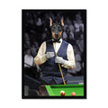 The Snooker Player: Custom Pet Portrait