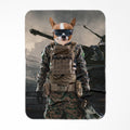 The Soldier: Custom Pet Blanket