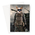 The Soldier: Custom Pet Greeting Card